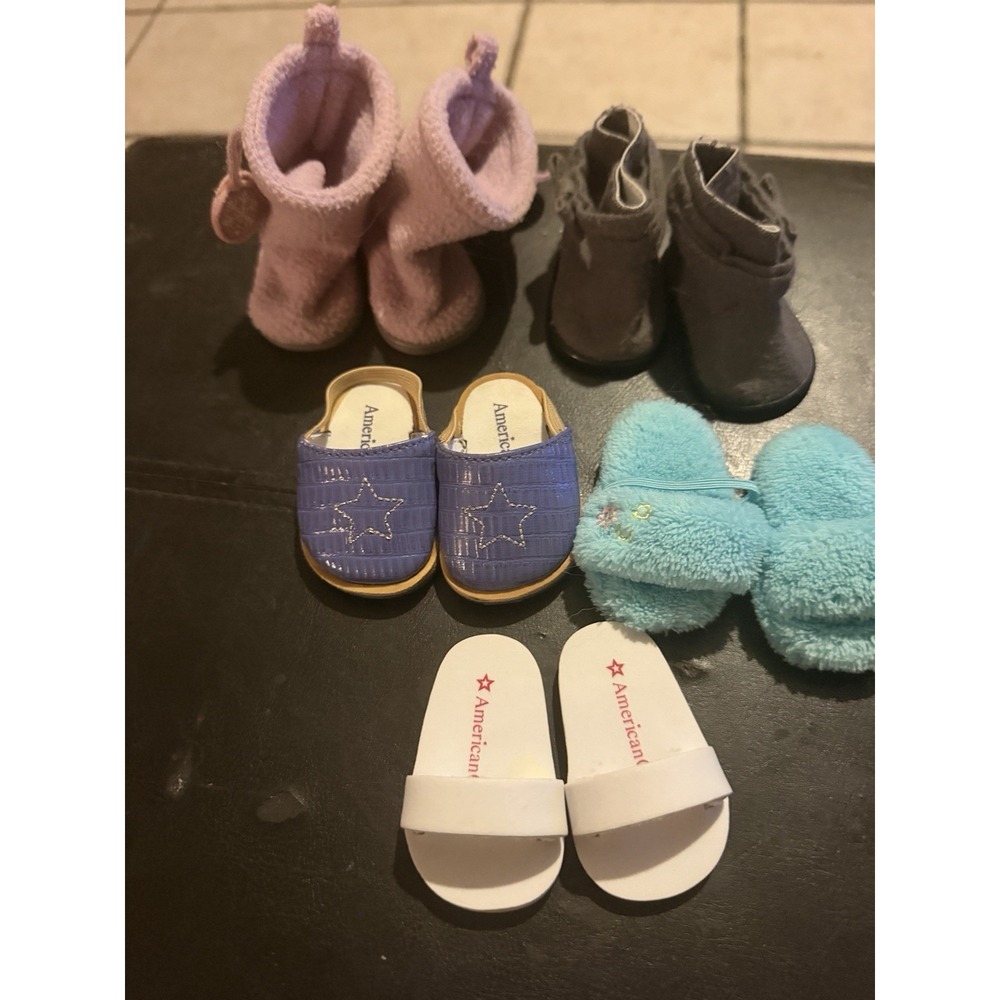 American Girl Doll Shoe Lot Five Pairs Included